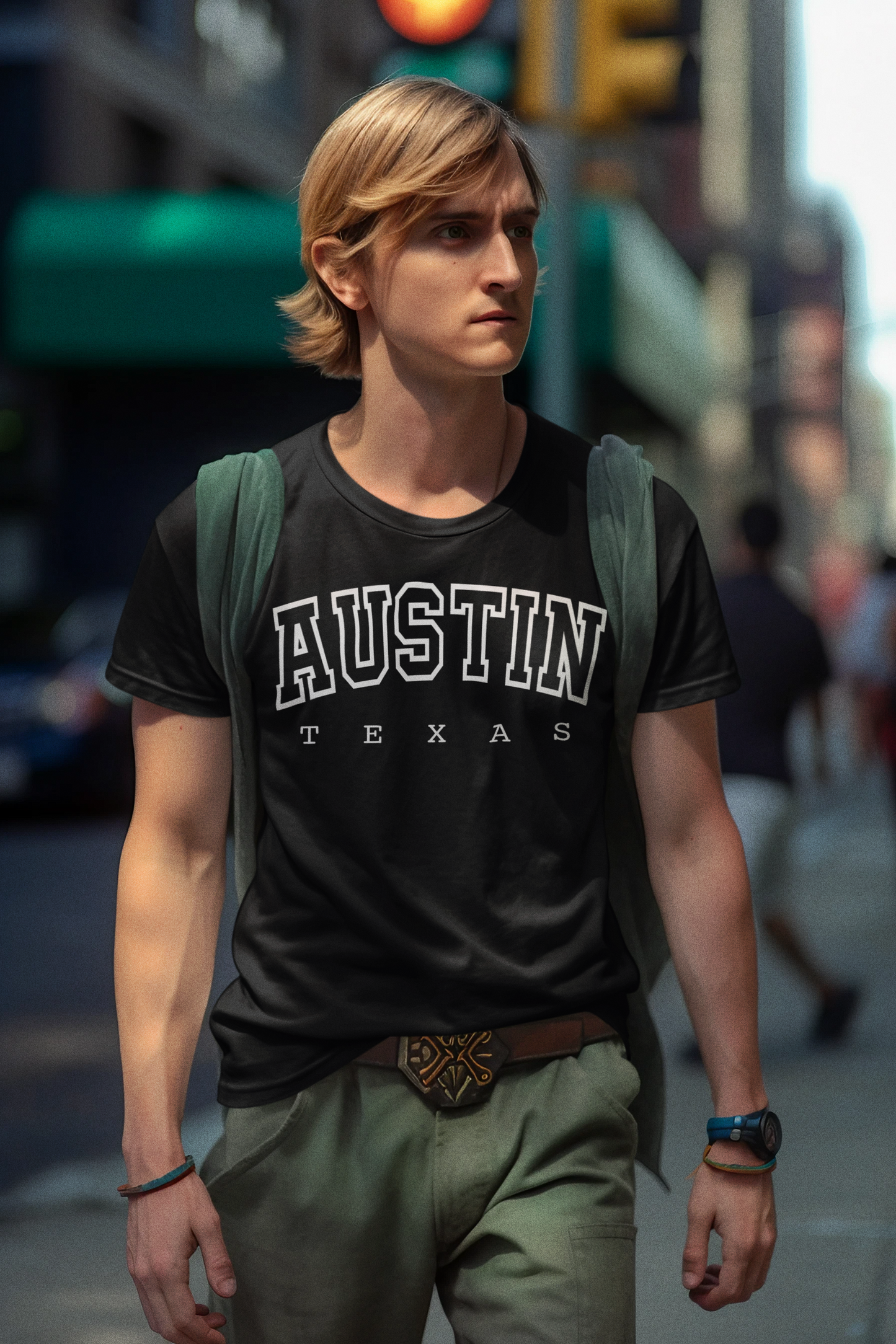 Austin "Collegiate Style" Tee